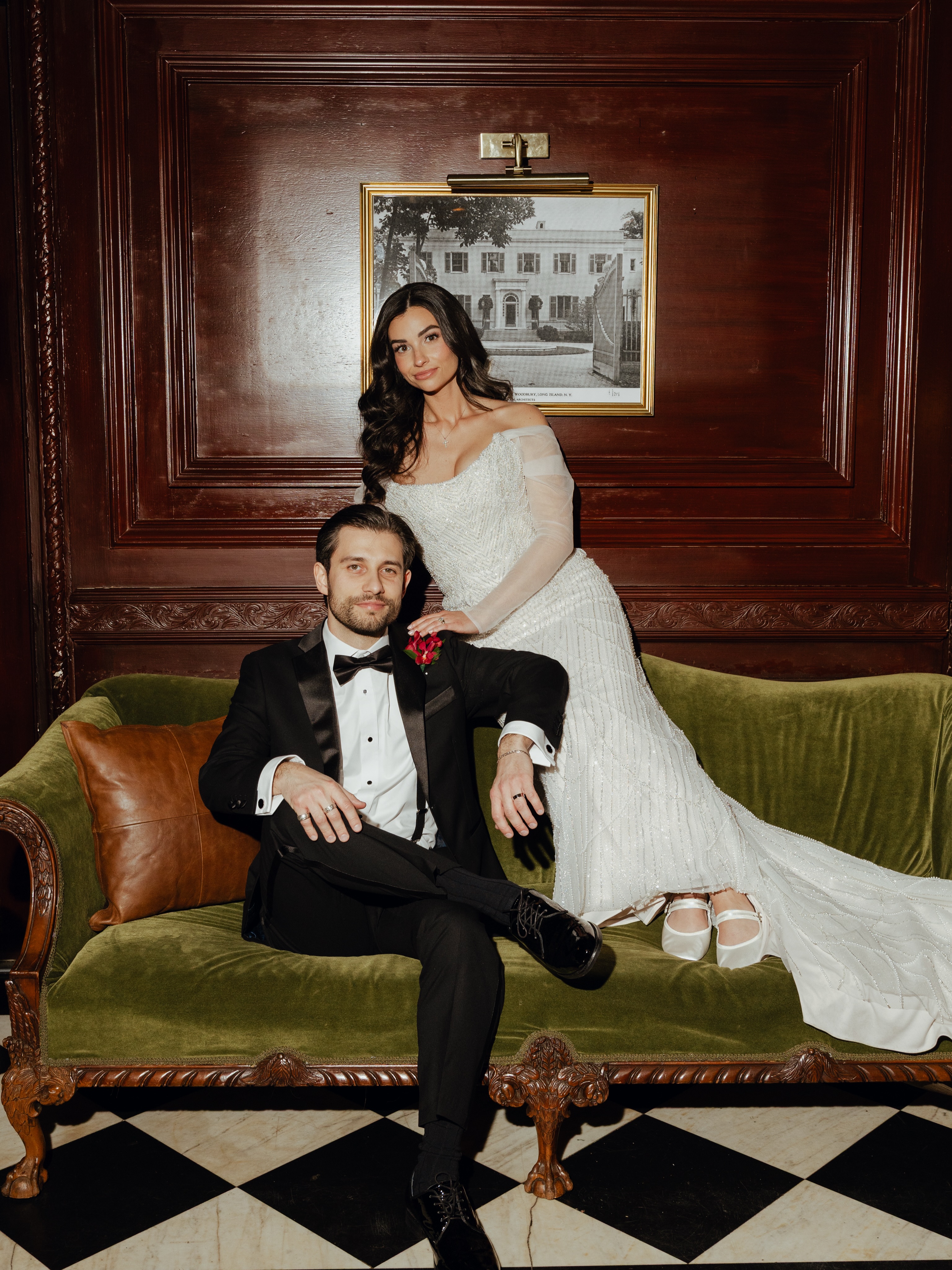 Lounge Wedding Portrait